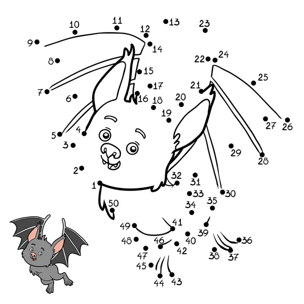 数字游戏蝙蝠 — 图库矢量图片