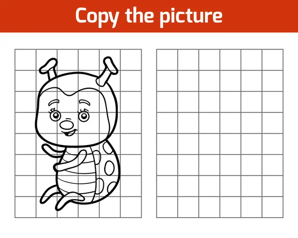 コピー画像のてんとう虫 — ストックベクタ