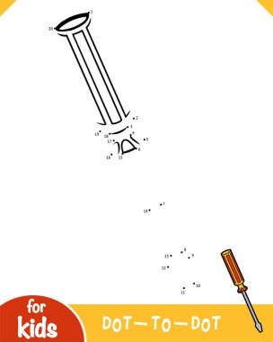 Sayılar oyunu, çocuklar için eğitim nokta oyunu, tornavida