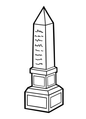 Çocuklar için boyama kitabı, Obelisk