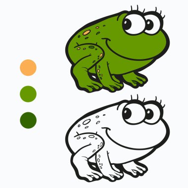 boyama kitabı (kurbağa)