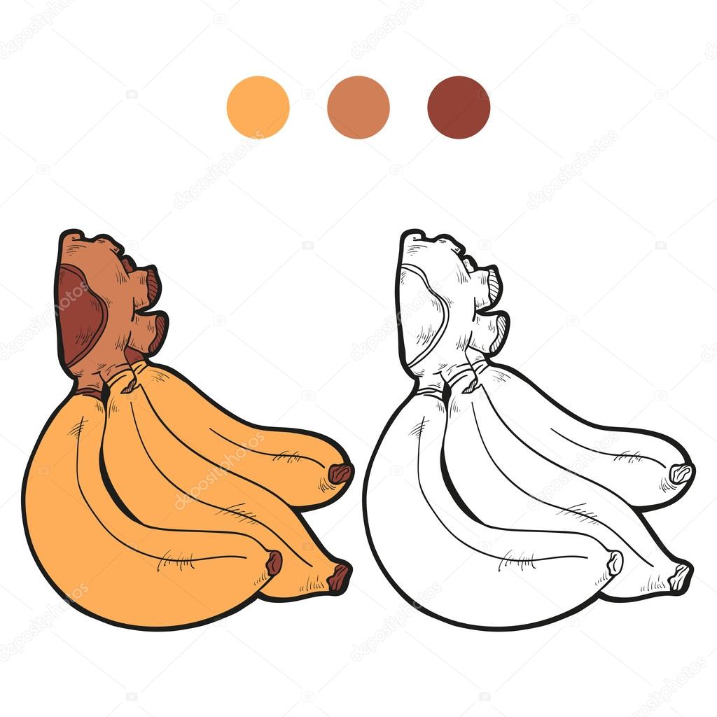 Coloring book (bananas)