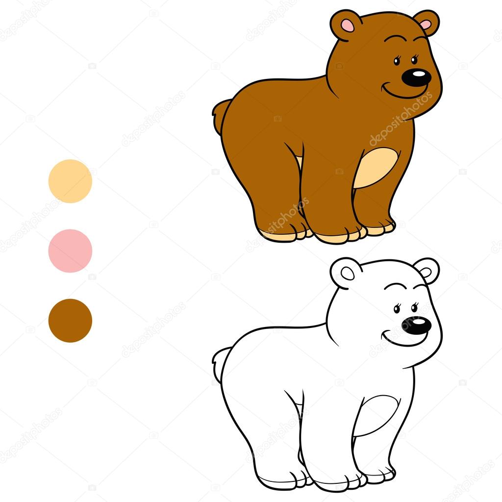 Coloring book (bear)