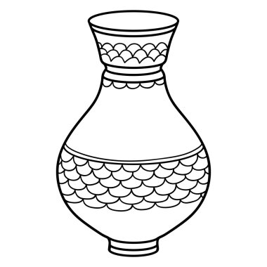 Boyama kitabı (vazo)