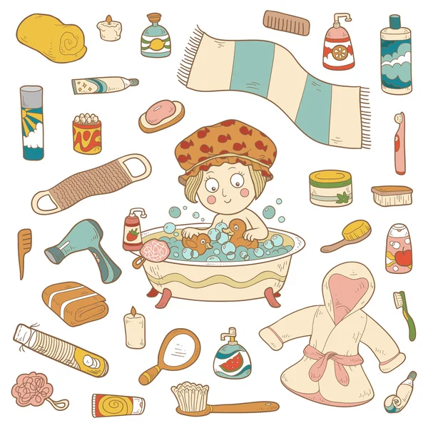 Elementos de aseo imágenes de stock de arte vectorial | Depositphotos Elementos de aseo imágenes de stock de arte vectorial | Depositphotos
