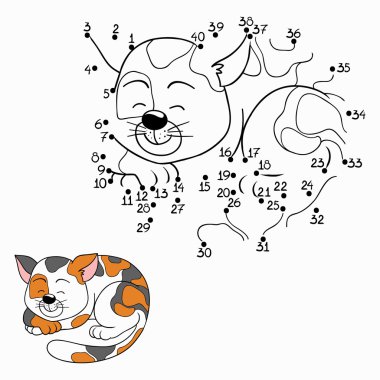 Sayı oyunu (uykulu kedi)