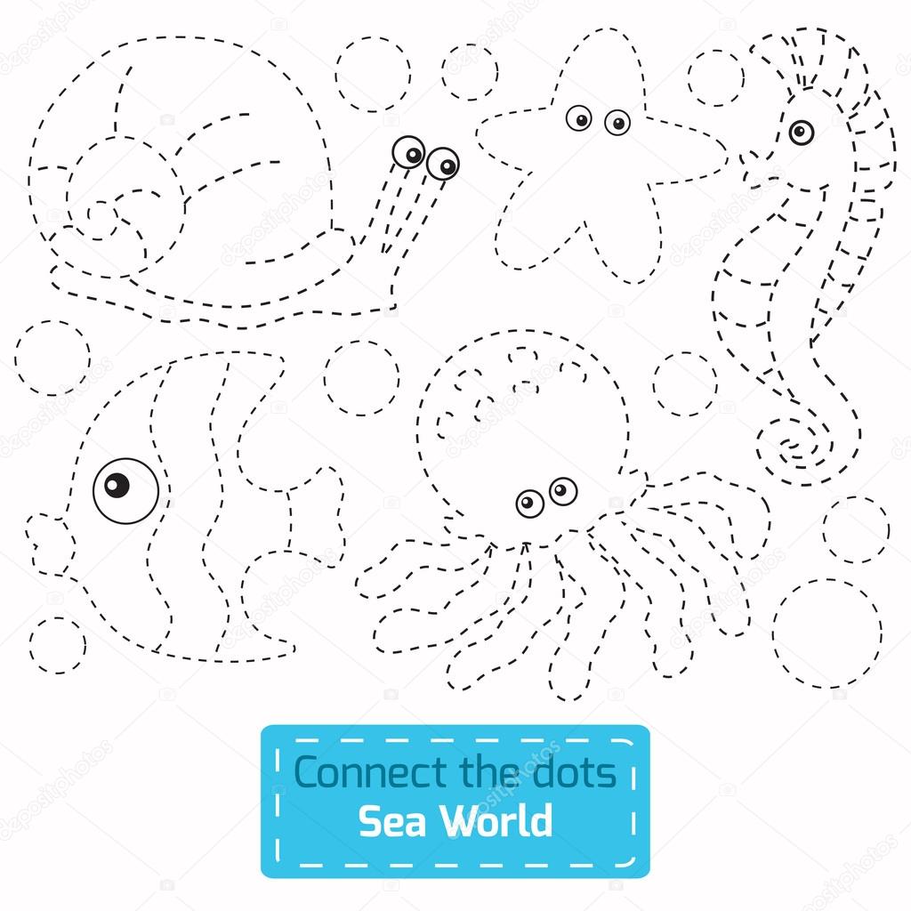 Connect the dots (sea world)