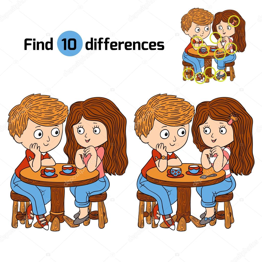 Find differences (boy and girl)