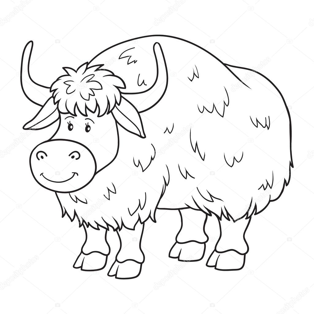 Yak Coloring Pages