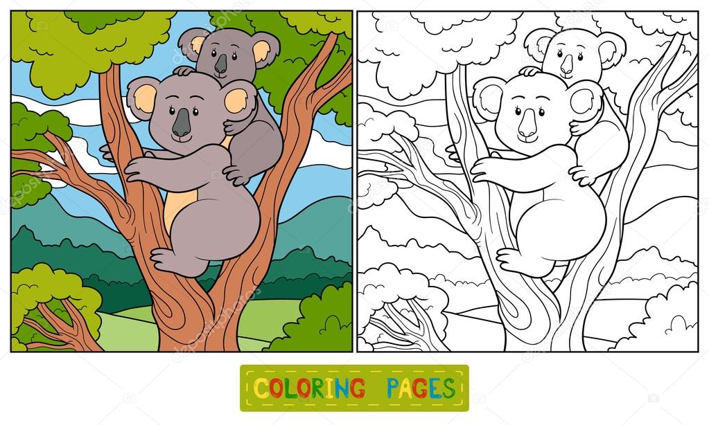 Coloring book (koala)