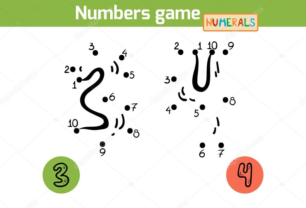 数字ゲーム 数字 3 4 1 から 10 までの数字 ストックベクター C Ksenya Savva 数字ゲーム 数字 3 4 1 から 10 までの数字 ストックベクター C Ksenya Savva