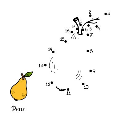 Sayı oyunu: meyve ve sebze (armut)