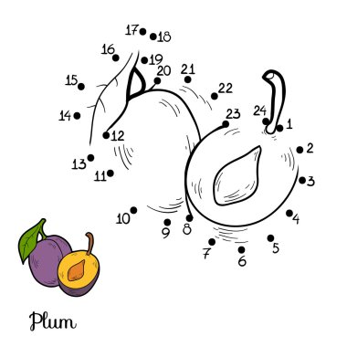 Sayı oyunu: meyve ve sebze (Erik)