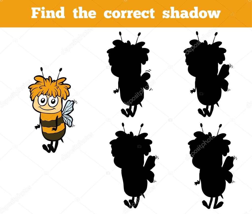 Find the correct shadow (bees)