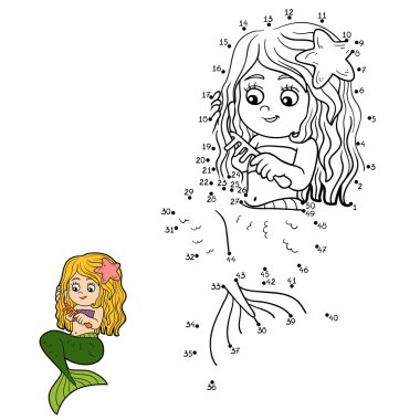 Sayı vektör oyunu (Deniz kızları)