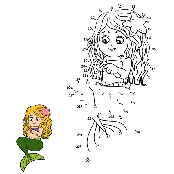 Sayı vektör oyunu (Deniz kızları)