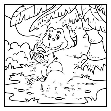 Sayı oyunu: küçük maymun bir muz ile