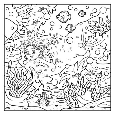 Sayı oyunu: küçük deniz kızı ve deniz dünya