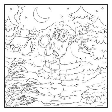 Sayı oyunu çocuklar için: Noel Baba