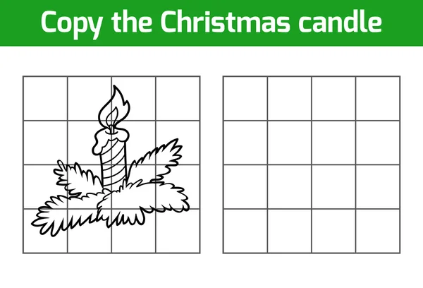 Copier l'image : Bougie de Noël — Image vectorielle