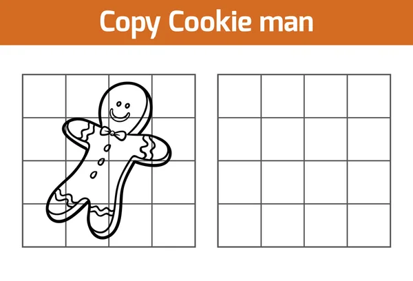 Kopieer de afbeelding: cookie man — Stockvector