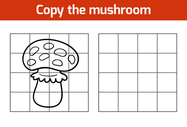 Copy the picture: mushroom