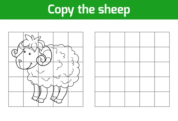 Skopiuj obraz: owca — Wektor stockowy