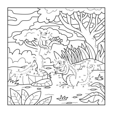 Sayı oyunu, çocuklar için (zemin sincap, xerus oyun)