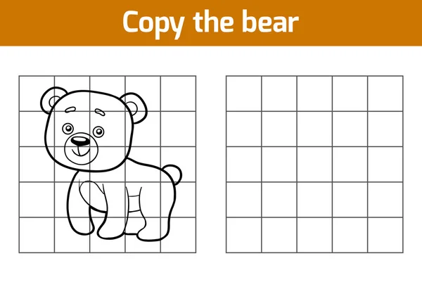 Copiar la imagen (oso ) — Vector de stock