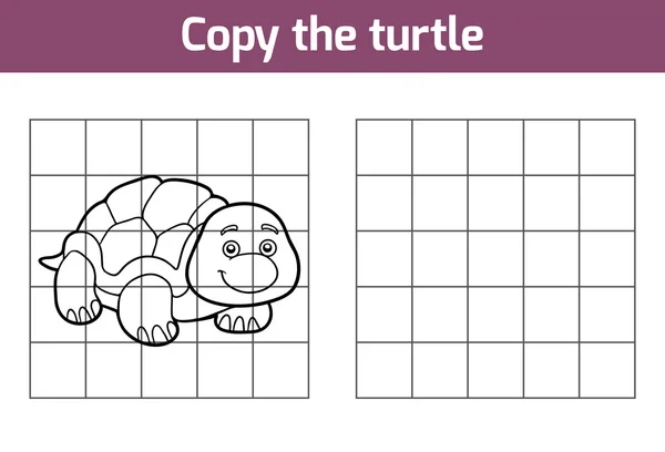 Copiar la imagen (tortuga ) — Vector de stock