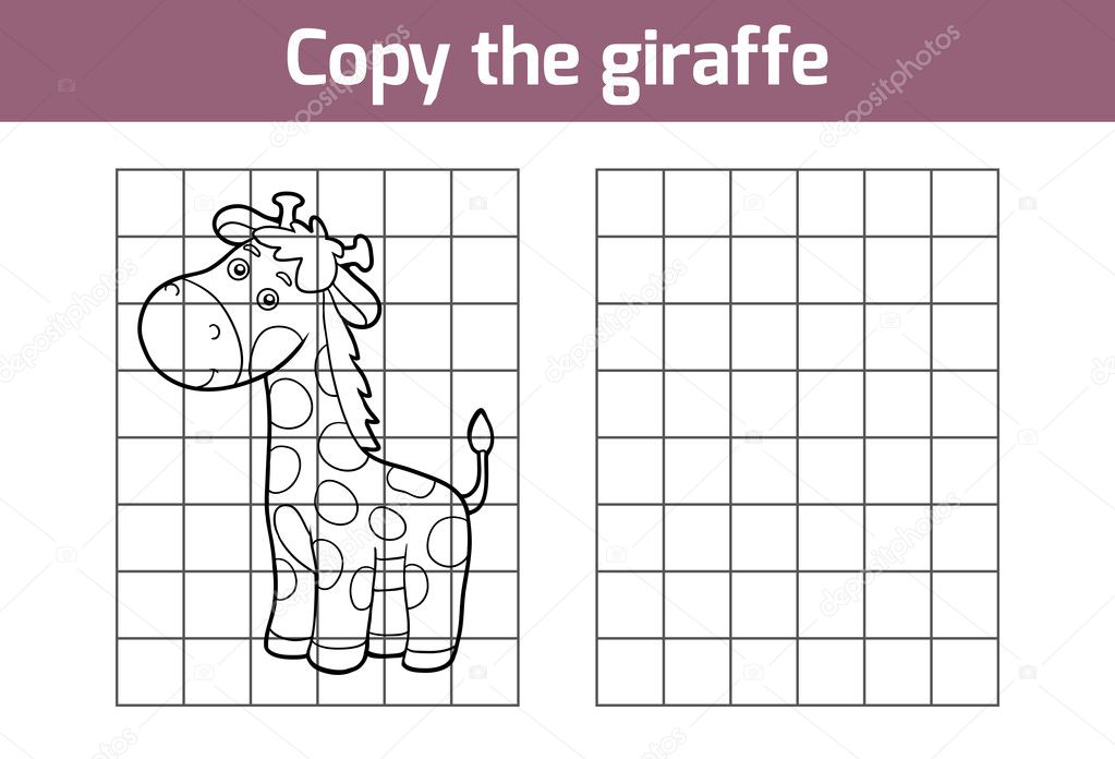 Copy the picture (giraffe)