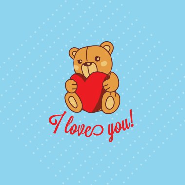 Ben seni - büyük kalbi olan sevimli ayı