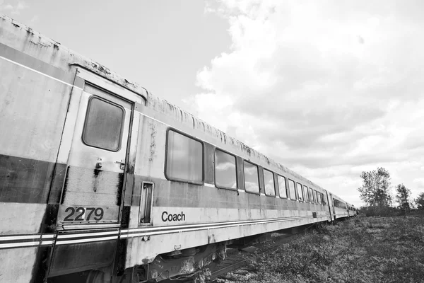 Vintage Railroad Passenger Cars - Glenville, NY — Stock Photo, Image
