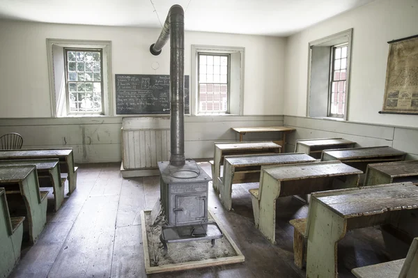 Salle d'école au Musée des fermiers Image En Vente