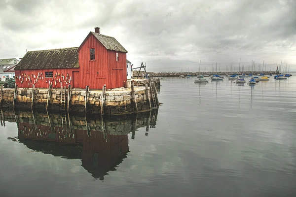 Motief #1 in Rockport Harbor, Ma — Stockfoto