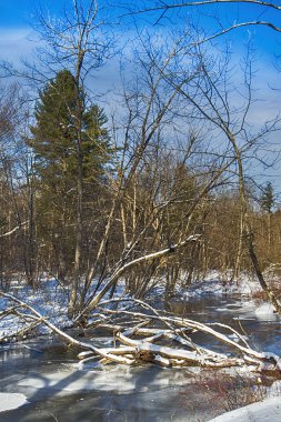 Kar kış akışı üzerinde