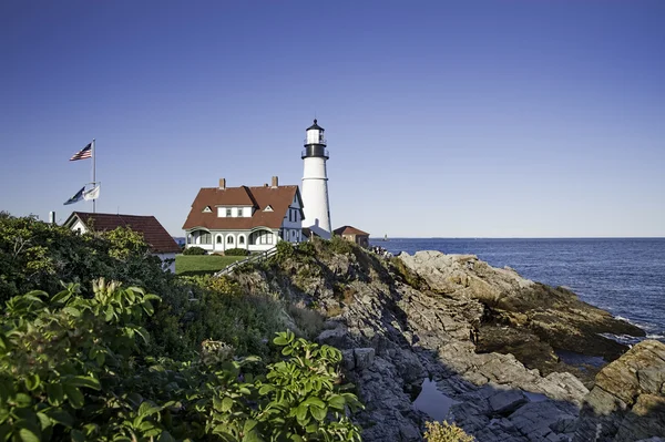 Faro de Portland Head Imagen De Stock