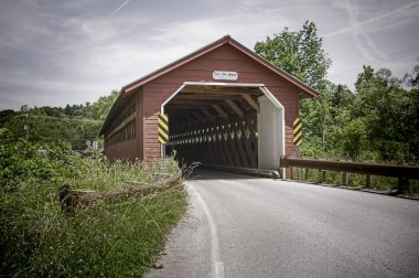 Kağıt Fabrikası Köyü üstü kapalı köprü bennington, vermont