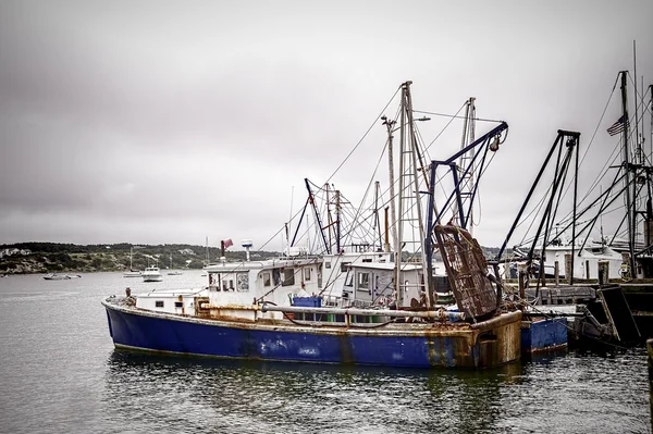 Dny skončí v wellfleet přístavu, ma — Stock fotografie