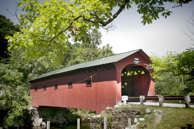 Arlington kaplı köprü, west arlington, vt