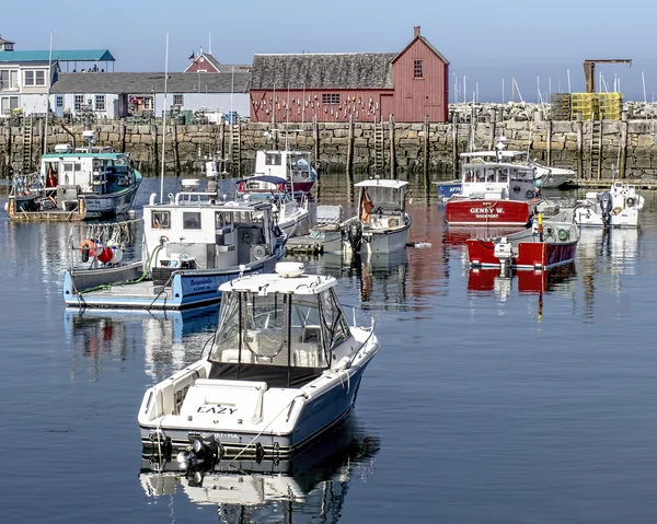 Porcie Rockport, massachusetts — Zdjęcie stockowe