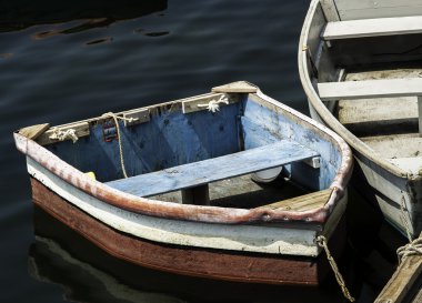 Eski ahşap kürekli