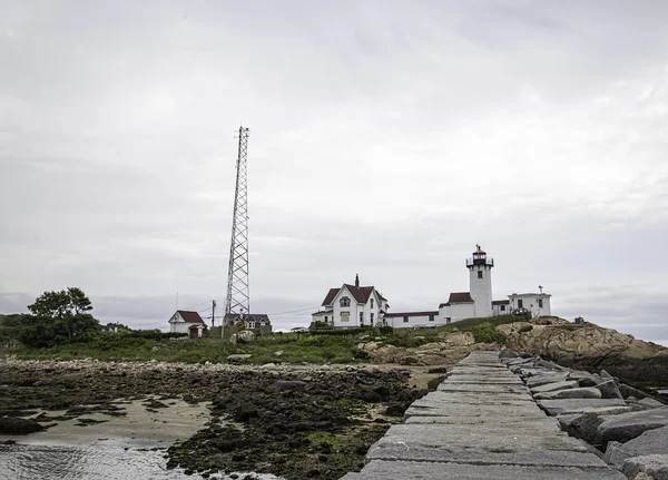 Eastern Point Lighthouse - Gloucester, MA — Stock Photo, Image