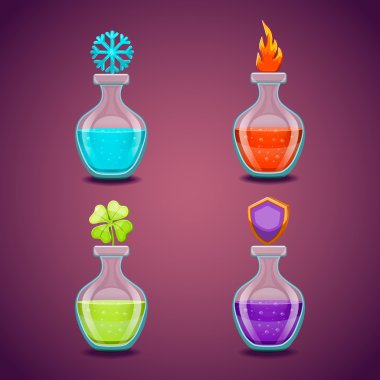 Ayarla şişe farklı iksir-3