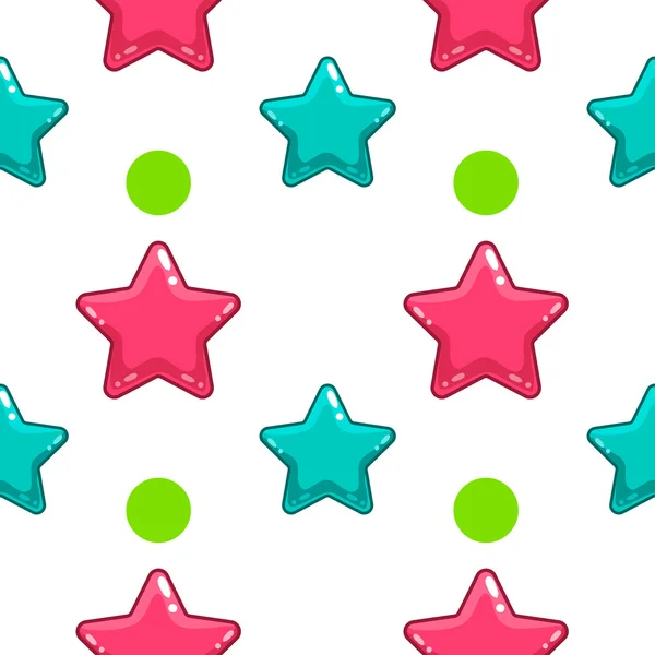 Seamless pattern with colorful  star - 2