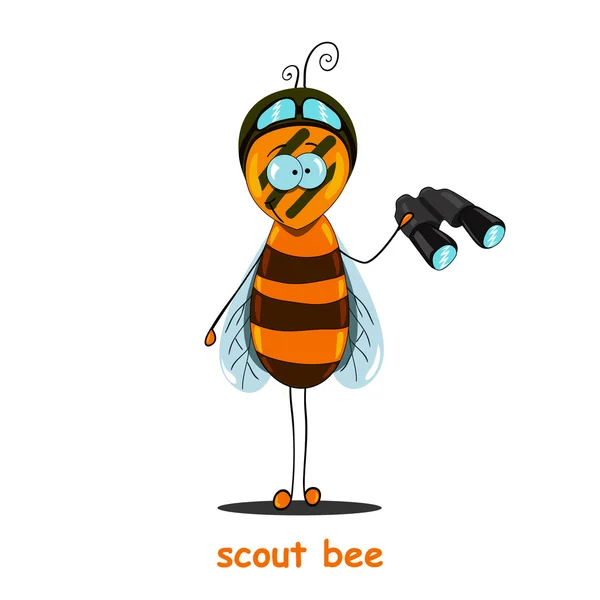 Scout bee — Stock vektor