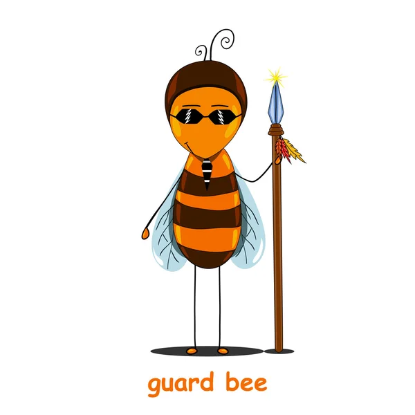 Пчела-страж — стоковый вектор