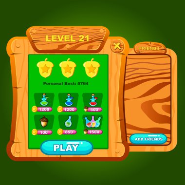 Ahşap windows kullanıcı arabiriminin görüntü