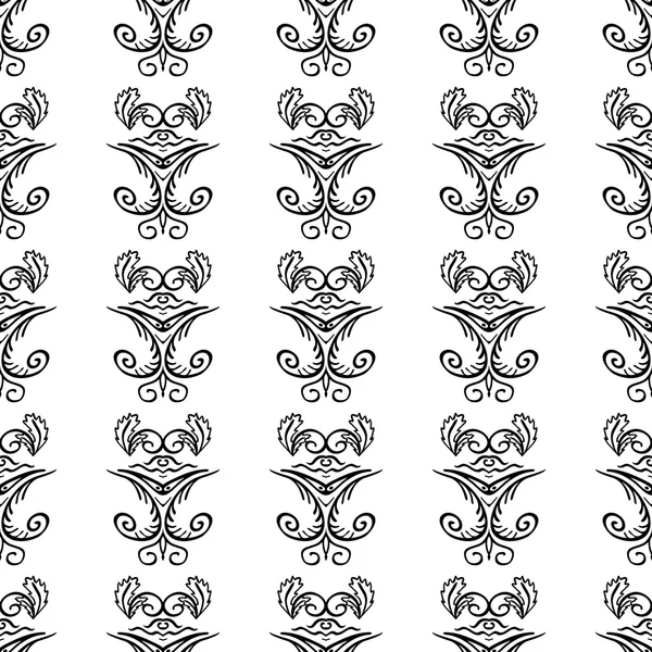 Seamless pattern with natural ornament-3 — Stock Vector