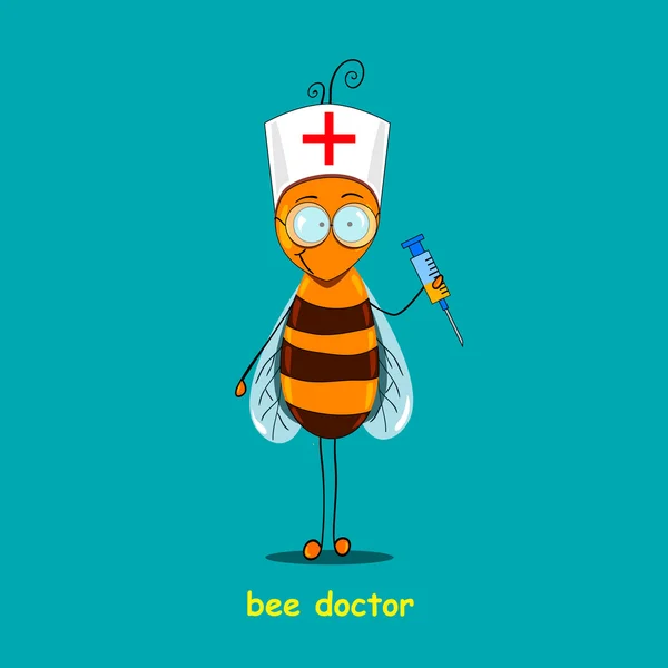 Médico de abejas — Vector de stock